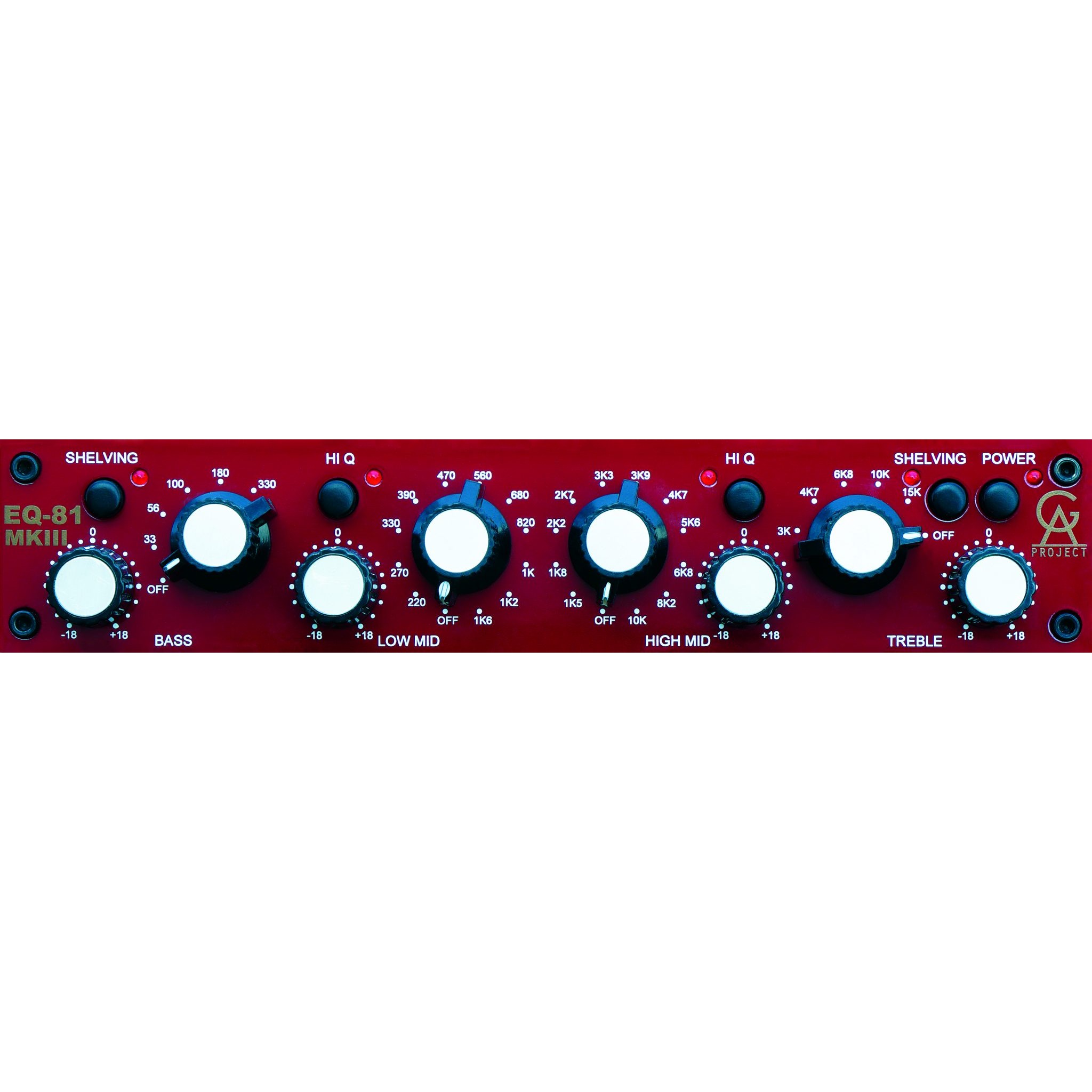 Golden Age Project EQ81 MKII Equalizer - Half Rack